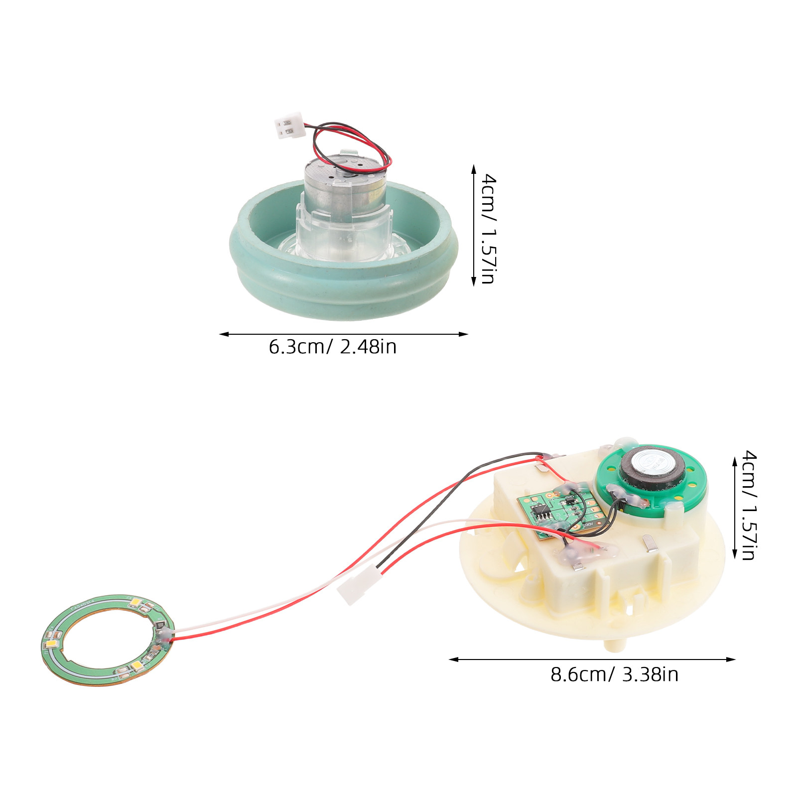 Snow Globe Movement with Music - Plastic Dome Clear recension och pris
