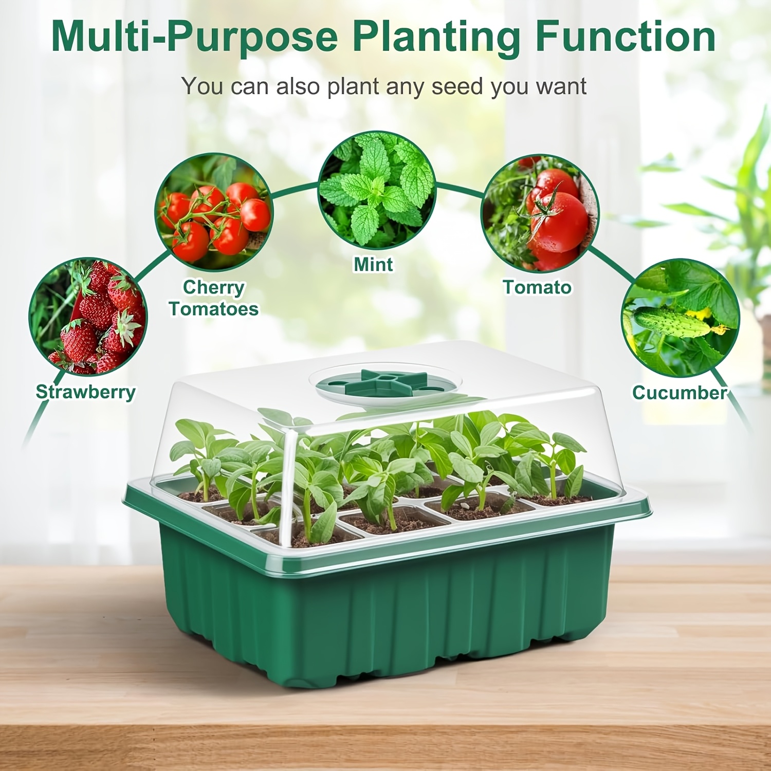 Heavy Duty Seed Starter Kit, P - Humidity Dome Kit recension och pris