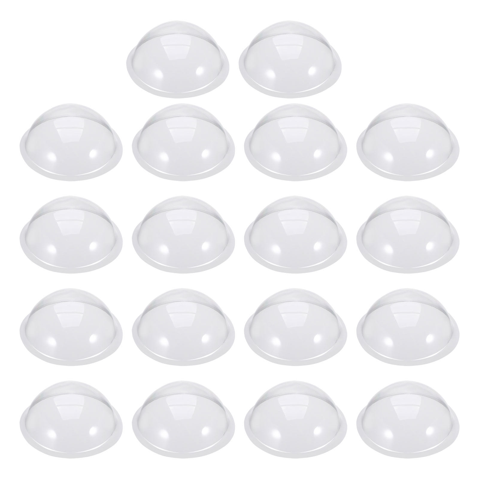18 Pcs Clear Plastic Snow Glob - Plastic Dome Clear recension och pris