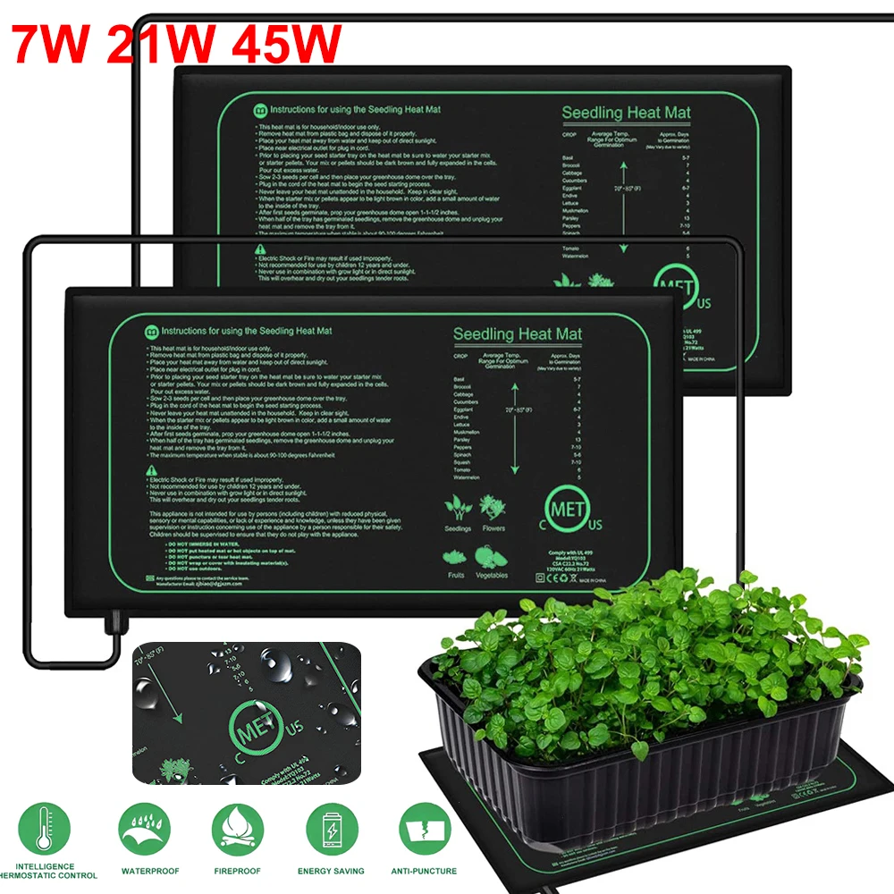 10/25/50CM Seedling Heat Mat I - Rooting Gel Clone recension och pris
